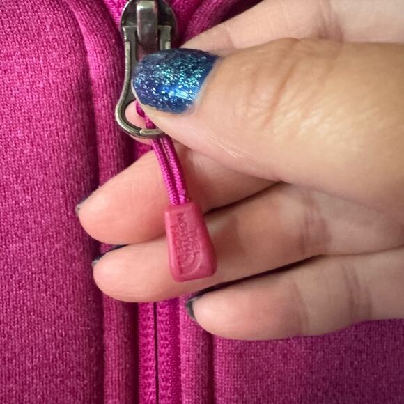 🌄NORTH FACE💗 Women’s Fuchsia Pink Agave Fleece Jacket 💝 (medium) - Picture 13 of 17